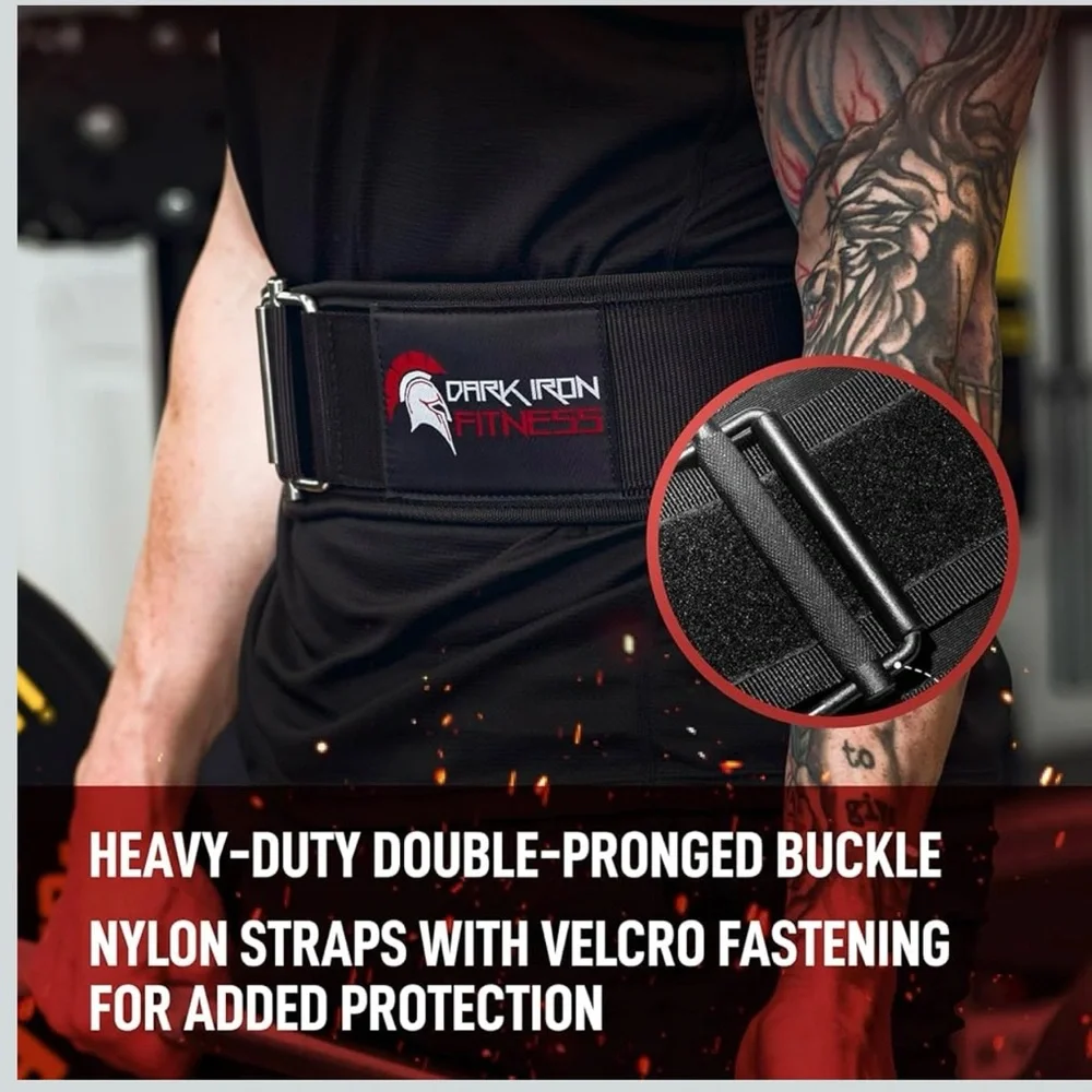 Dark Iron Fitness Self-Locking Weight Lifting Belt